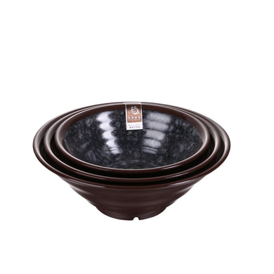 7 Inch Black Ink Design Melamine Ramen Bowls SS001KHD
