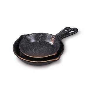 Brown with White Spot Melamine Small Pan Plate 43102TT