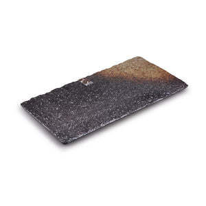 20 Inch Brown with White Spot Melamine Serving Tray G416910TT