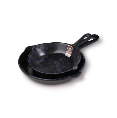 Blue Marble Melamine Pan Plates With Handle 43102LW
