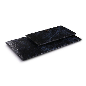 20 Inch Blue Marble Melamine Sushi Serving Trays G416910LW