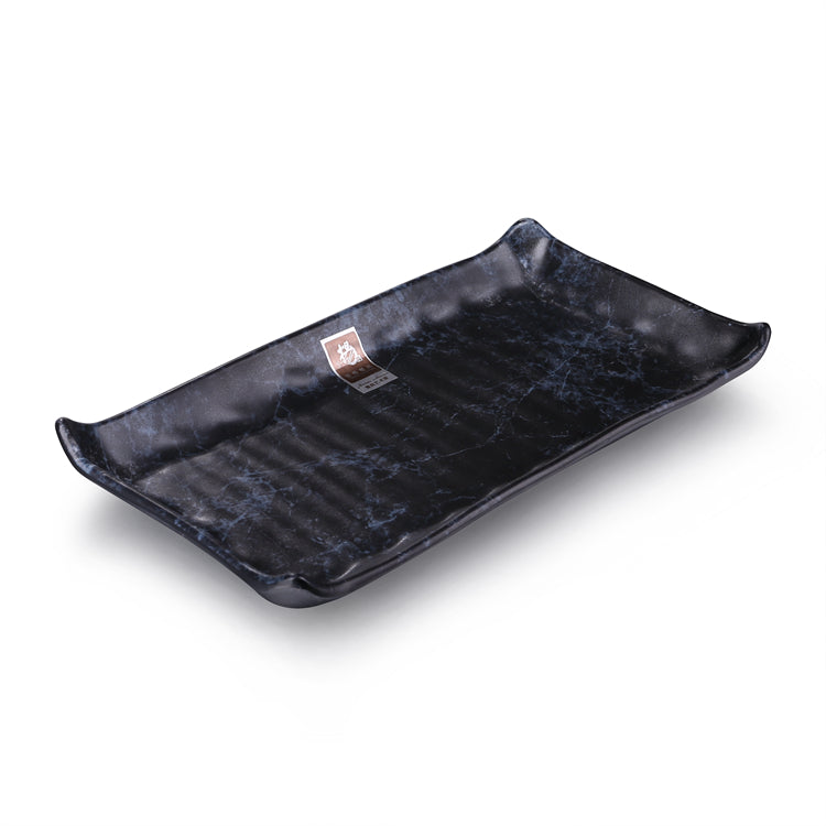 11 Inch Blue Marble Melamine Rectangular Plate G416950LW