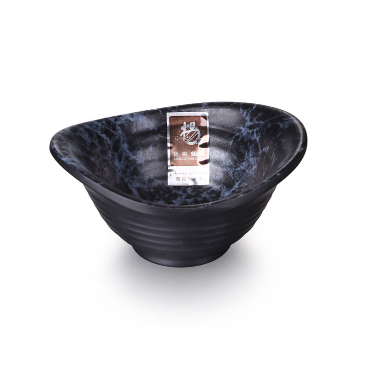 4.75 Inch Blue Marble Melamine Small Bowl WKB048LW