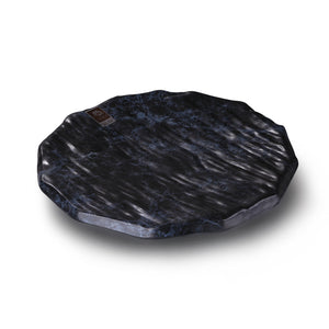 11.5 Inch Blue Marble Melamine Irregular Plate YG140003LW