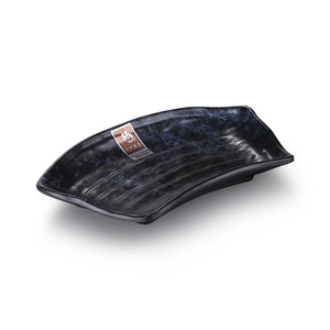 8 Inch Blue Marble Melamine Sector Plate YG140007LW
