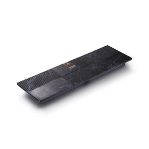 13 Inch Blue Marble Rectangular Melamine Sushi Plate YG140080LW