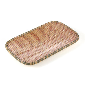 12 Inch Bamboo Rectangular Melamine Dessert Plate 1371112CZB