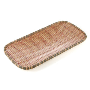 14 Inch Bamboo Rectangular Melamine Plate 1371114CZB