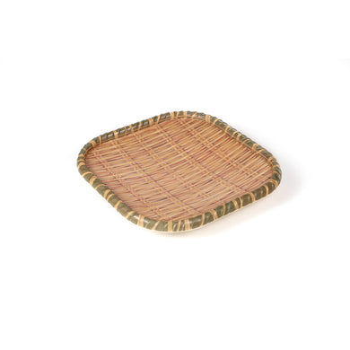 8 Inch Bamboo Square Melamine Plate 1371208CZB