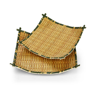 7.7 Inch Bamboo Square Melamine Plates JM181009CZB