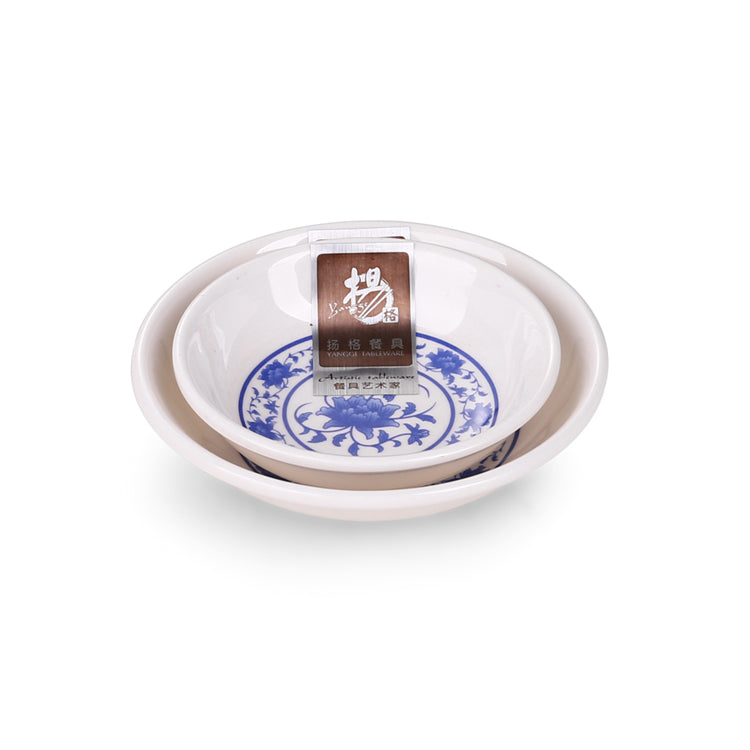 3.6 Inch Flower Design Round Melamine Sauce Dish 2104LMD