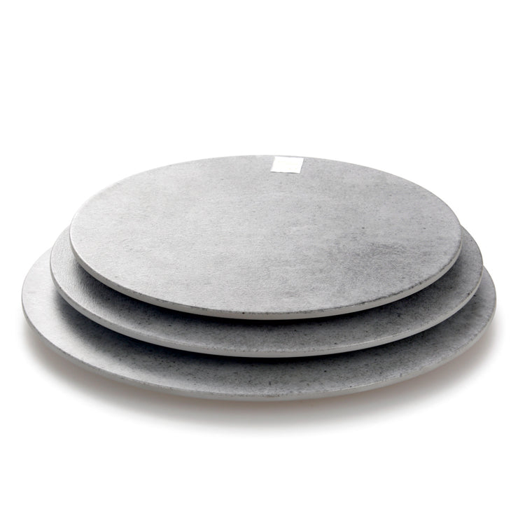 11 Inch Wooden Round Melamine Serving Trays M218201MW11ZG