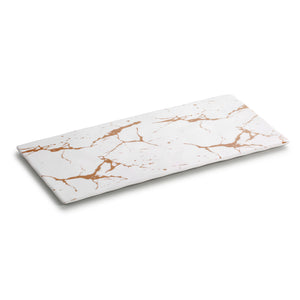 13 Inch Marble White Flat Melamine Food Tray M477730BJ