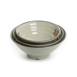 10 Inch Double Color Round Melamine Noodle Bowls C03410SS010HJQ