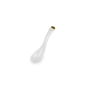 White with Green Melamine Thickening Spoon C9YLC