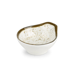 4.8 Inch Green Rim Melamine Small Bowl Y2500YLC