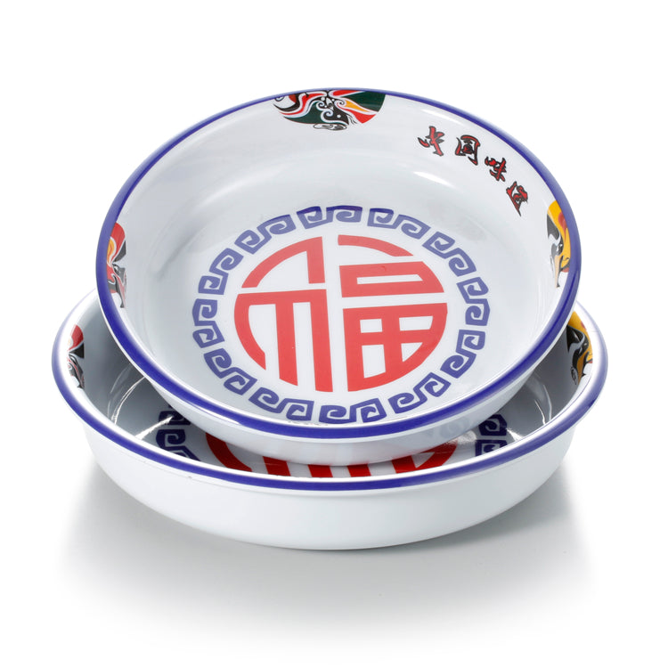 7.6 Inch Chinese Design Melamine Round Deep Bowls JH16803ZGWD