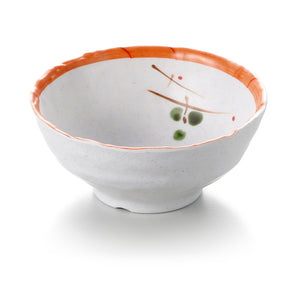 4.5 Inch Orange Rim Melamine Rice Bowl JM169107YYZQ