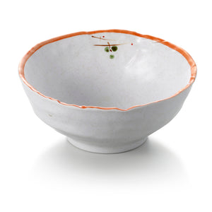 6.5 Inch Orange Rim Melamine Big Rice Bowl JM169109YYZQ