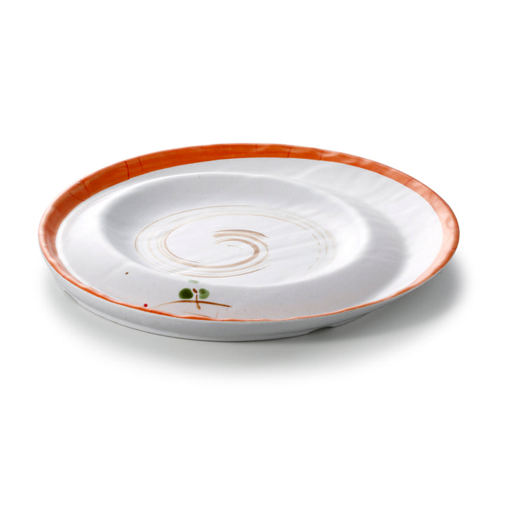 9.8 Inch Special Design Irregular Melamine Food Plate JM16934YYZQ
