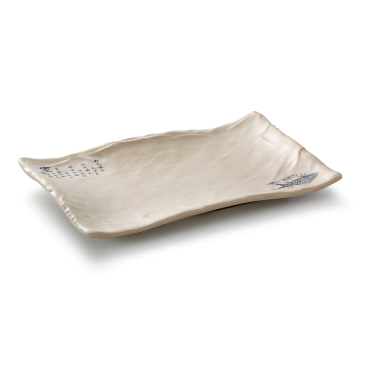 11 Inch Chinese Style Melamine Rectangular Plates PM415022NNYY