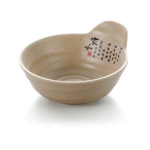 4.5 Inch Chinese Style Melamine Irregular Bowl W55NNYY