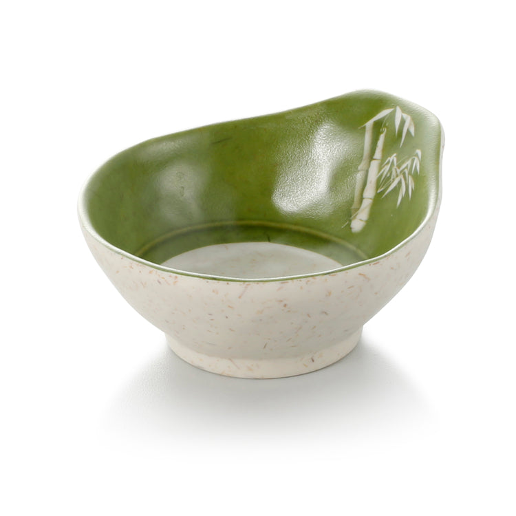 4.5 Inch Bamboo Color Melamine Single Ear Bowl 39045QSCZ