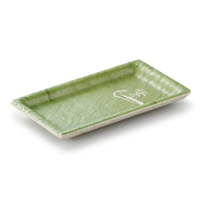 6.6 Inch Bamboo Color Melamine Rectangular Plate JM16916QSCZ