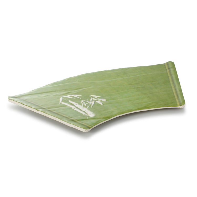 17.7 Inch Bamboo Color Trapezoid Melamine Sushi Plate JM16969QSCZ