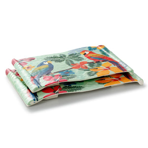 14.4 Inch Colorful Rectangular Melamine Food Tray 19011HNZC