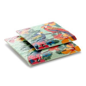 9.1 Inch Colorful Square Melamine Food Tray 19013HNZC