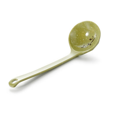 Green Flower Melamine Long Handle Soup Spoon 1073117XCJ