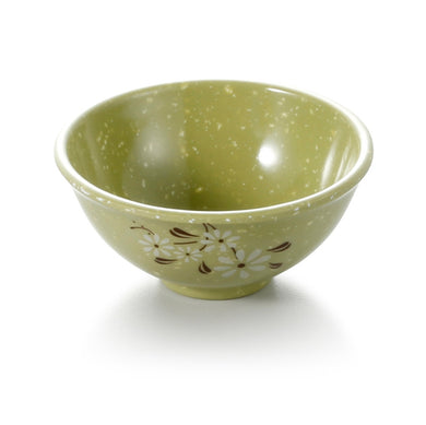 3.7 Inch Green Flower Melamine Round Bowl 32013XCJ