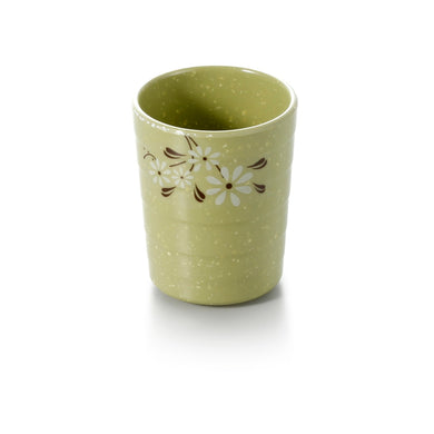 3 Inch Green Flower Melamine Drink Cup 73003XCJ