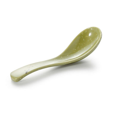 Green Flower Melamine Spoon C31003XCJ