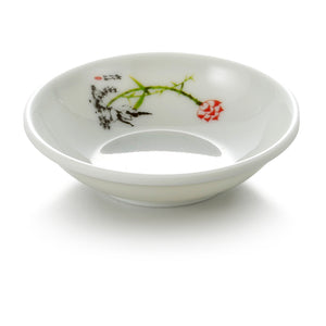 3.6 Inch Lotus Pattern Melamine Round Sauce Dish 2104HTYS