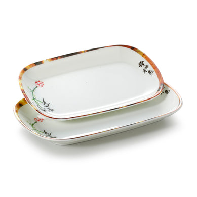 8.25 Inch Chinese Melamine Food Plates 301HTYS