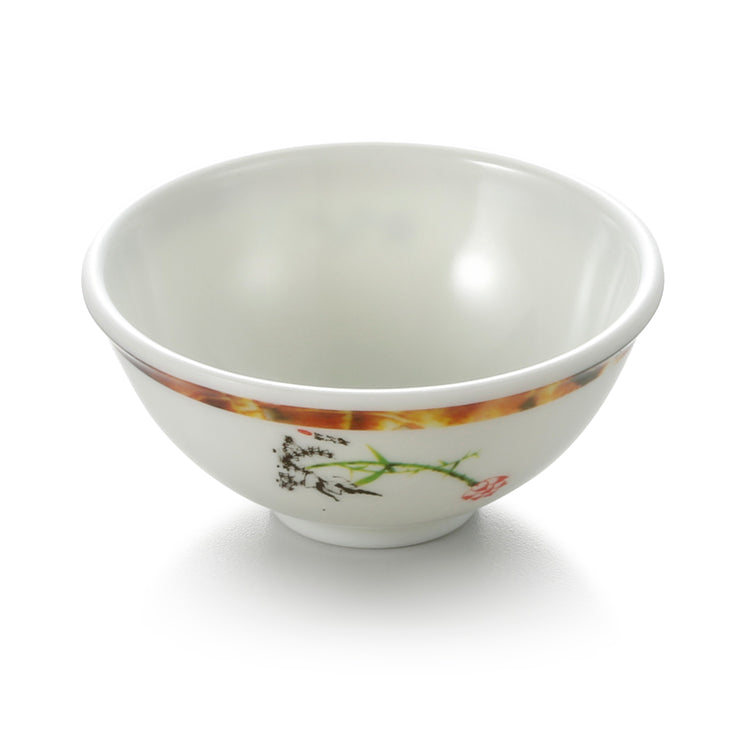 3.7 Inch Lotus Pattern Round Melamine Round Bowl 32013HTYS