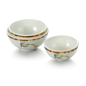 4.5 Inch Lotus Pattern Round Melamine Round Bowls 73045HTYS