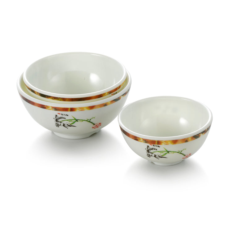 4.5 Inch Lotus Pattern Round Melamine Round Bowls 73045HTYS