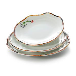 9.6 Inch Lotus Pattern Melamine Roun Plates YJ097HTYS
