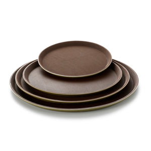 28cm Round Plastic Fruit Serving Trays 1100TPWHMT
