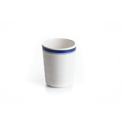 New Blue Rimmed 3 Inch Melamine Drinking Cup