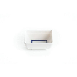 New Blue Rimmed Restaurant Small Melamine Sauce Dish