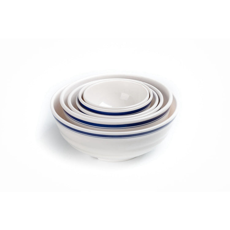 New Design Blue Rimmed Small Melamine Cereal Bowl